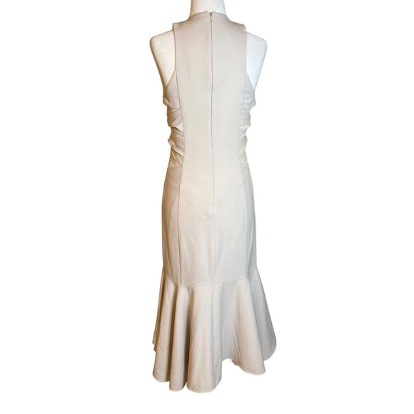 Halston Heritage White Midi Dress - Picture 7 of 10